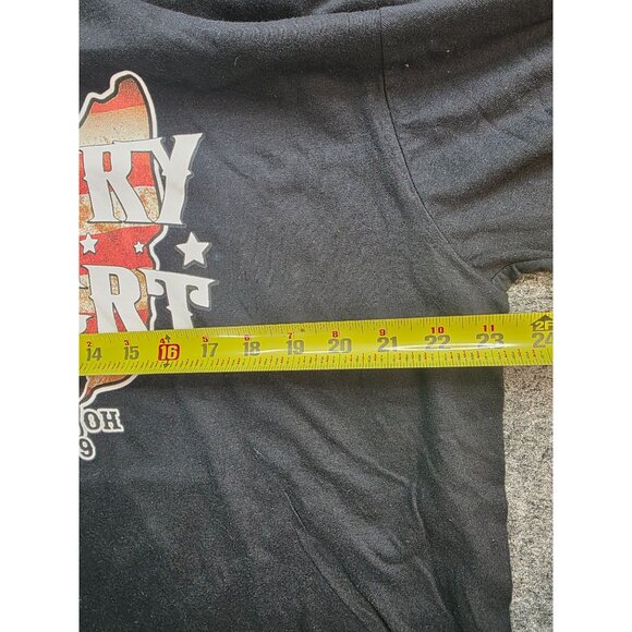 Country Concert 2016 T Shirt Ft Loramie Ohio Black Graphic Tee Size Large - Picture 6 of 6